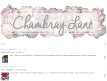 Tablet Screenshot of chambraylane.com